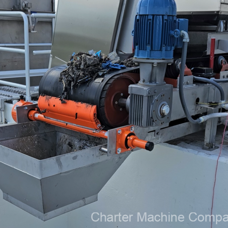 24” Troughing Idler Belt Conveyor - West Palm Beach, FL - Screening Application