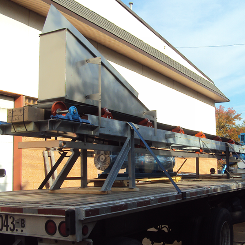 Idler Inclined Belt Conveyor - Columbia County, NC