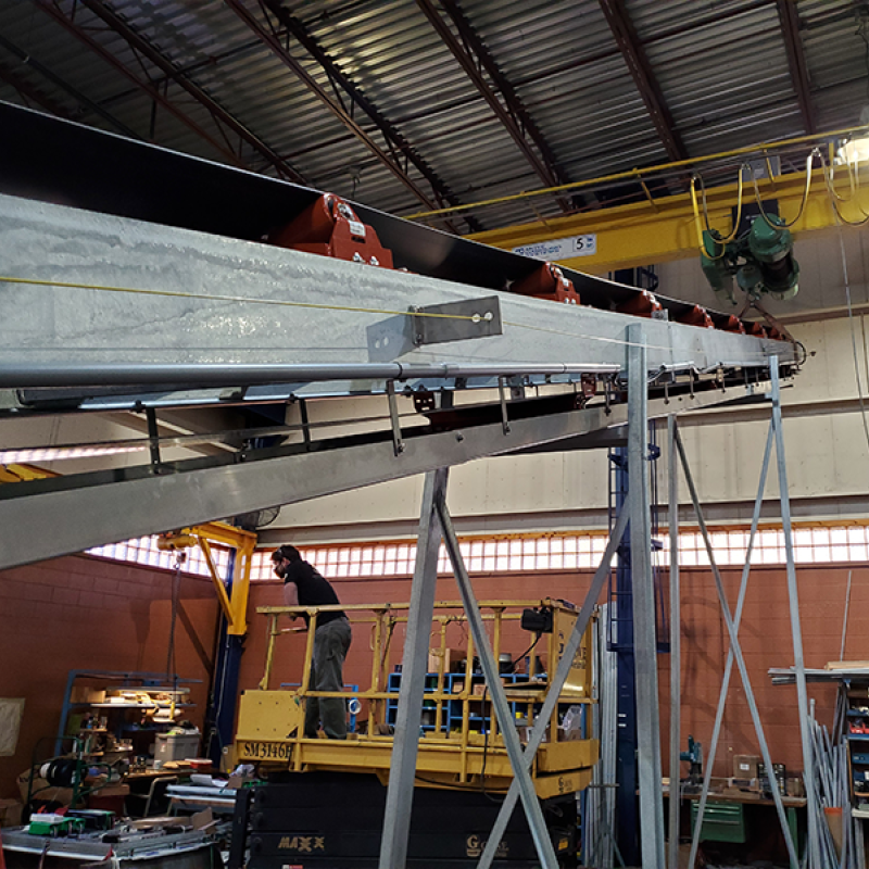 Idler Inclined Belt Conveyor - Chicago, IL